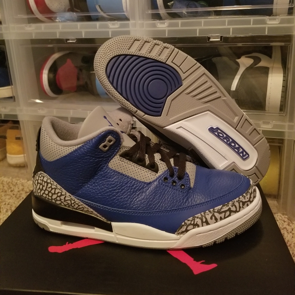 Air Jordan 3 Retro Varsity Royal Cement sz 8.5
